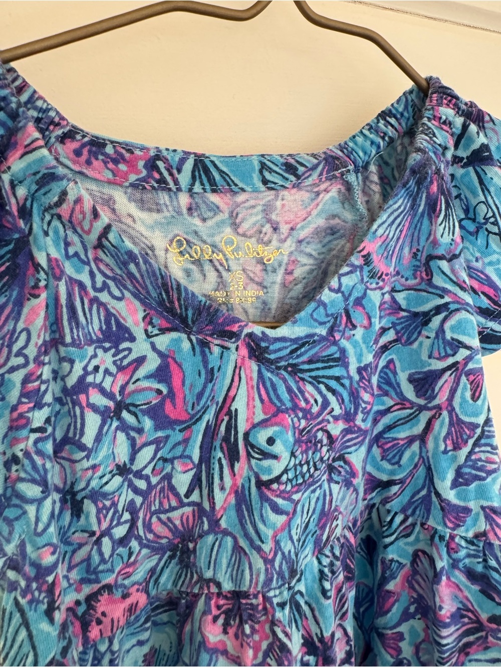 Lilly Pulitzer Kawai Girls Dress | Size XS (2-3) | Breakwater Blue